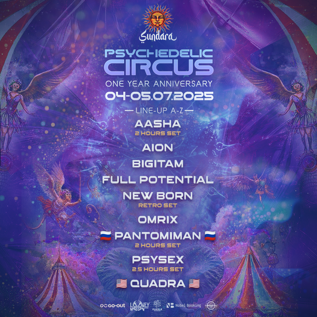 1 YEAR ANNIVERSARY - PSYCHEDELIC CIRCUS