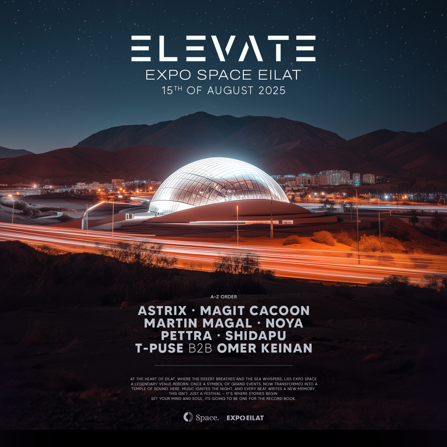 ELEVATE - 15.08 EXPO EILAT