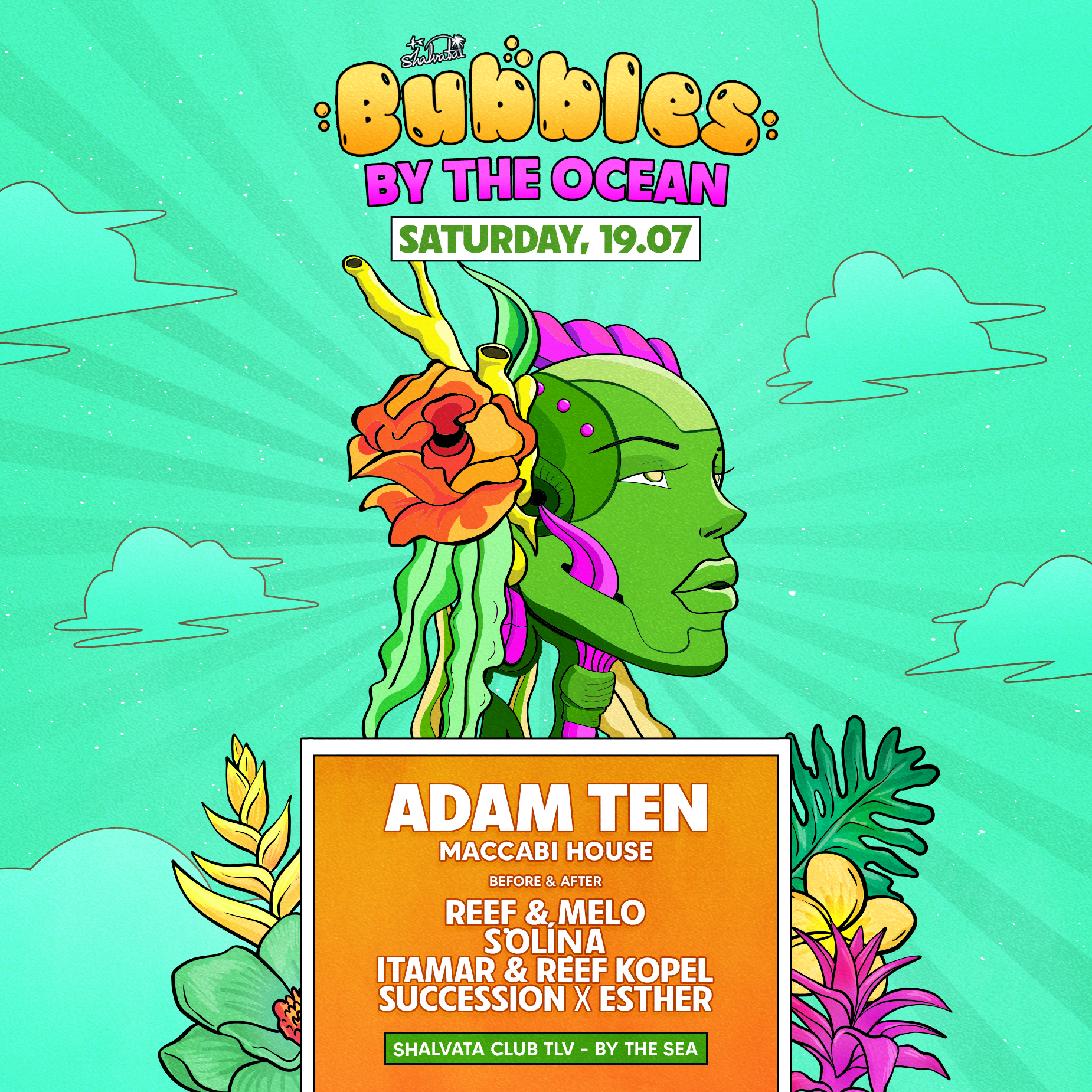BUBBLES x ADAM TEN SATURDAY NIGHT