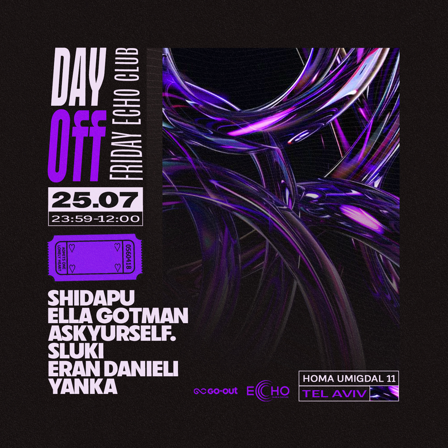 Friday 25.7 ECHO // DAYOFF