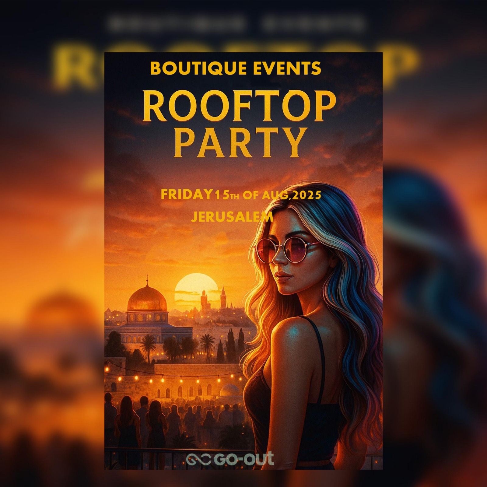 Jerusalem RoofTop party Boutique events