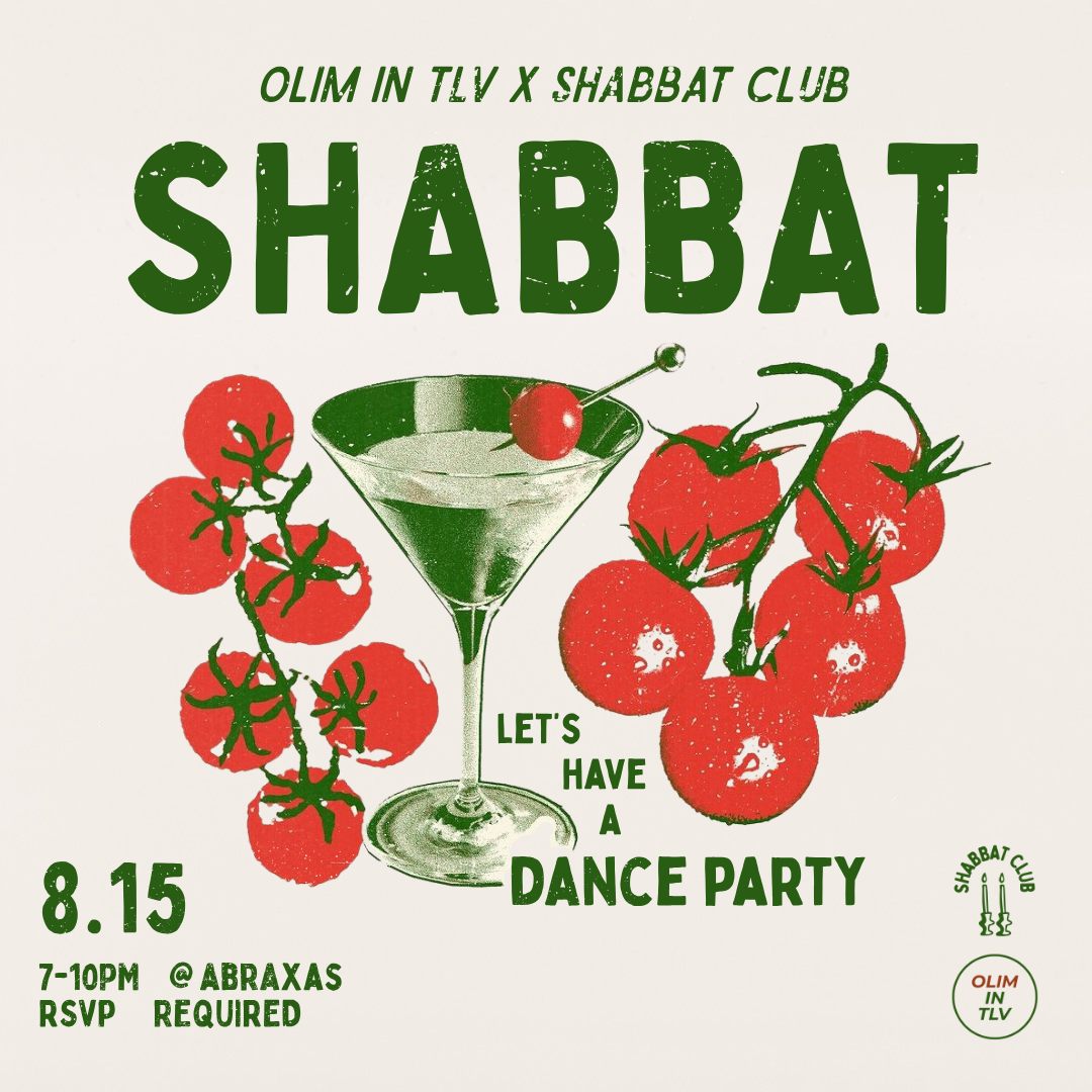 Shabbat Club x Olim in TLV