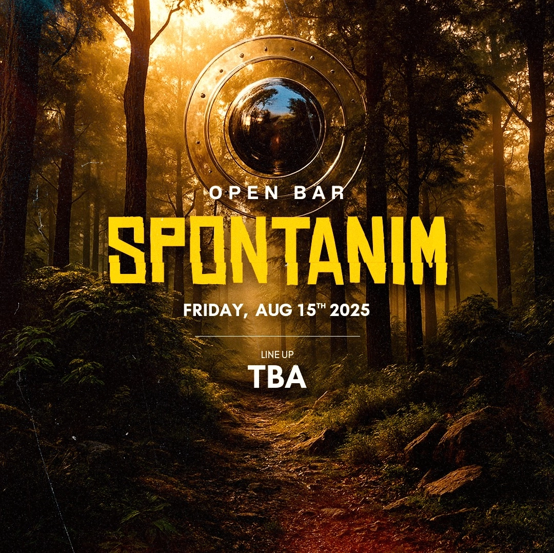 SPONTANIM OPEN BAR x OPEN AIR