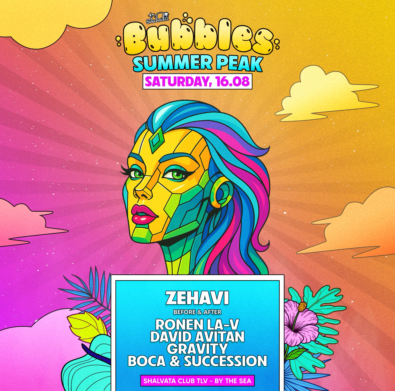 BUBBLES X ZEHAVI THE NIGHT WE WAITED FOR SATURDAY NIGHT SHALVATA