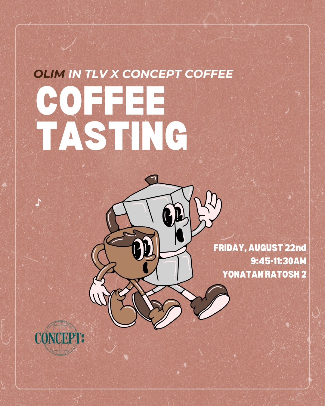 Olim in TLV X Concept Coffee