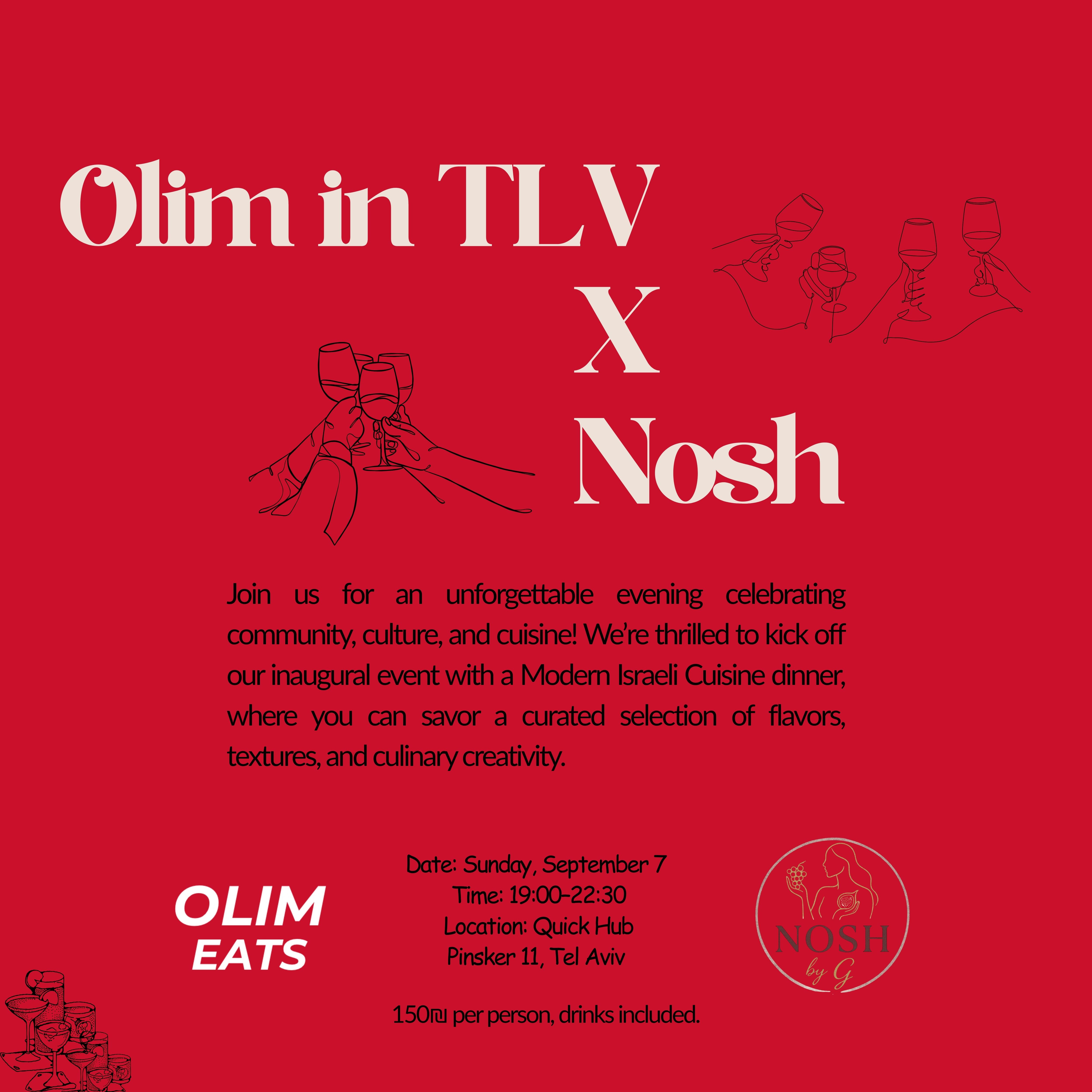 Olim in TLV X Nosh
