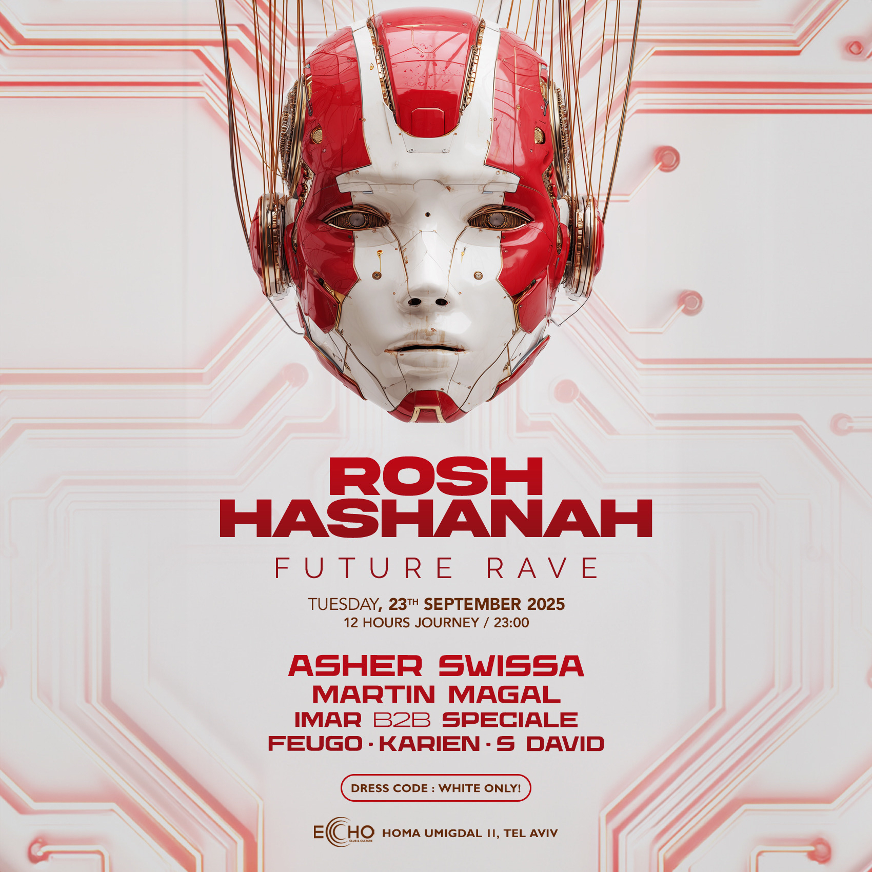 Tuesday ECHO RAVE ROSH HASHANAH