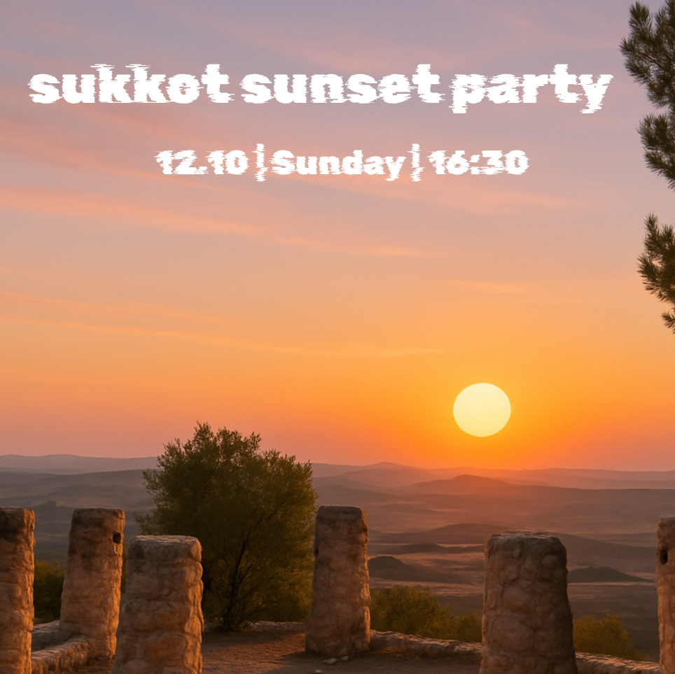 Tradision sukkot sunset