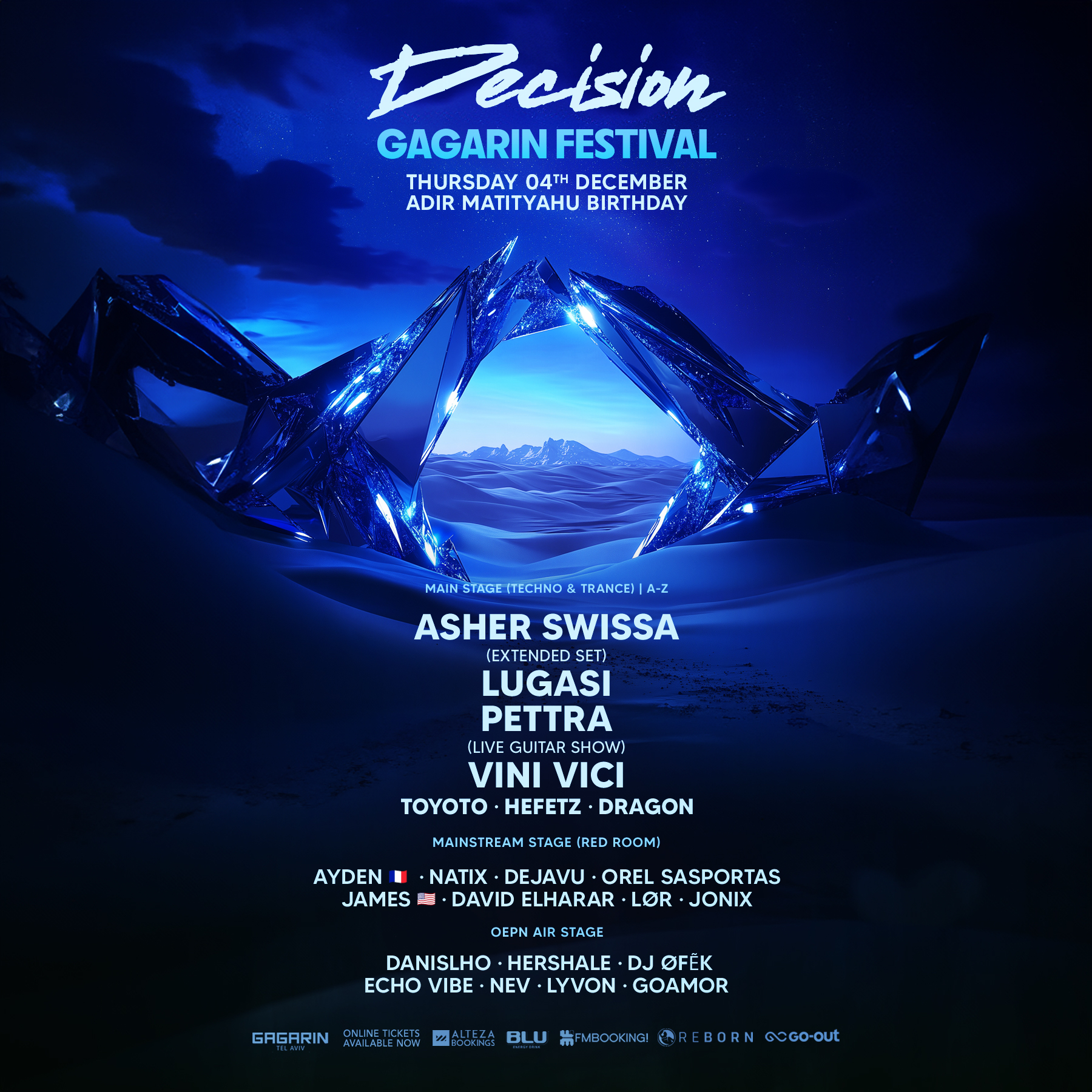 DECISION FESTIVAL GAGARIN TLV