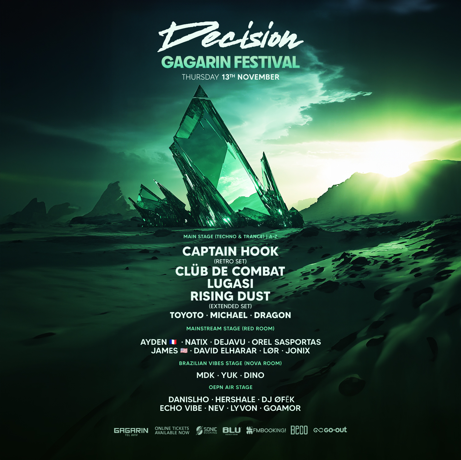 DECISION FESTIVAL GAGARIN