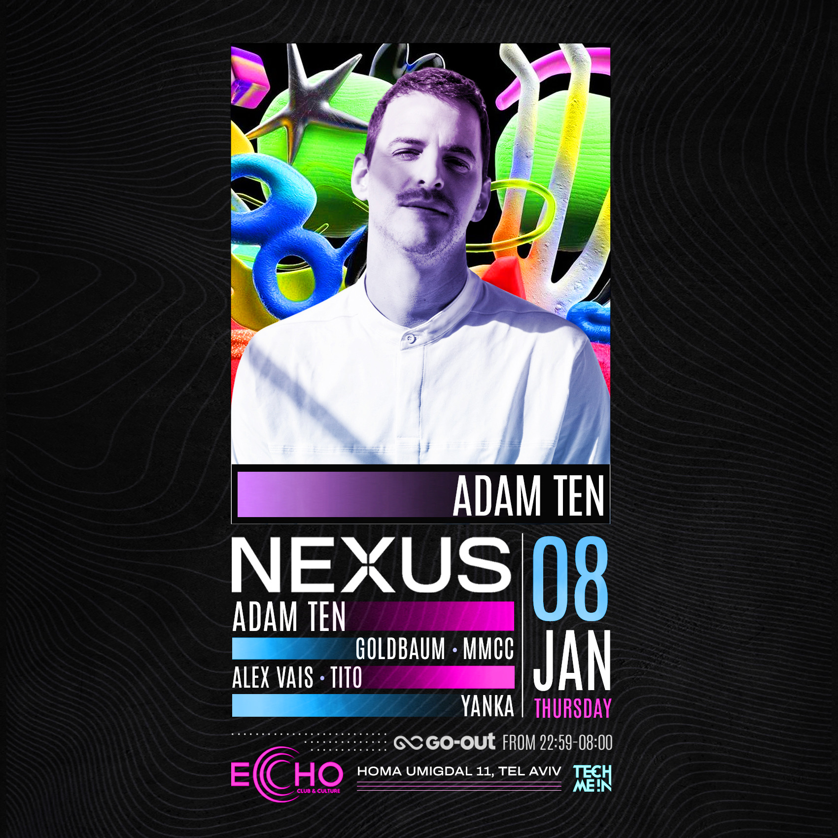 Thursday ECHO ADAM TEN